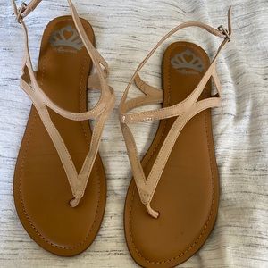 Nude sandals